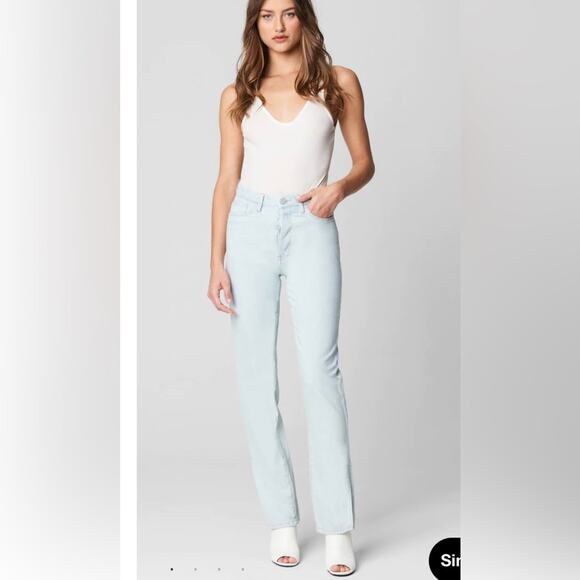 Blank NYC Ladies' THE COOPER IN SUPER POWERS Denim JEAN size 30x32 Nwt - Picture 1 of 15